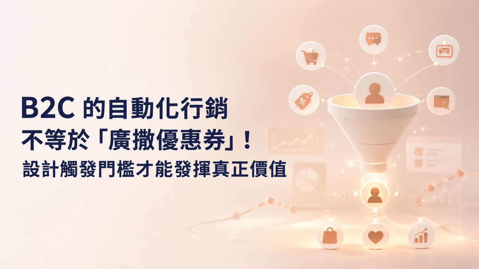 B2C 的自動化行銷不等於「廣撒優惠券」！設計觸發門檻才能發揮真正價值